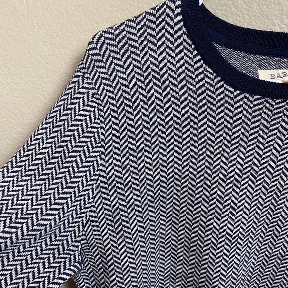 Barque 100% Merino Wool Soft Chevron Sweater $150 - Picture 8 of 10